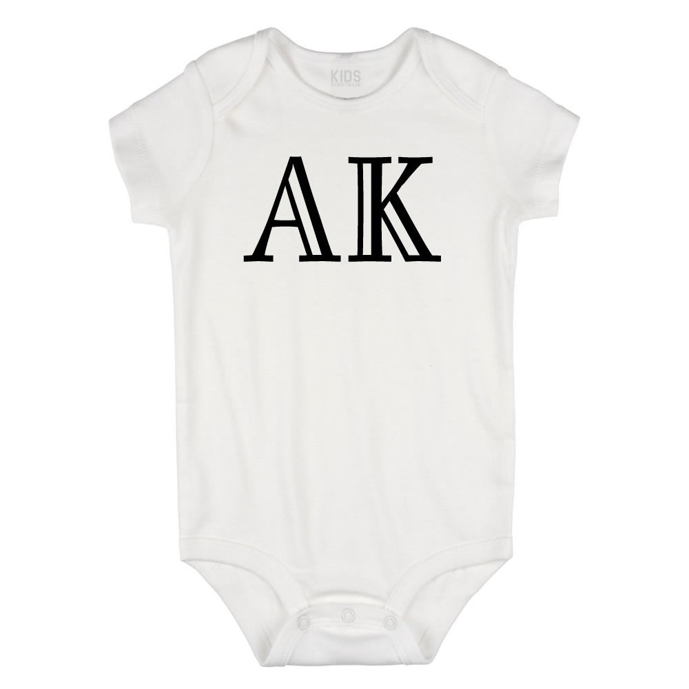 AK Alaska State Fashion Infant Onesie Bodysuit By Kids Streetwear