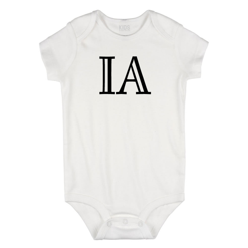 IA Iowa State Fashion Infant Onesie Bodysuit By Kids Streetwear