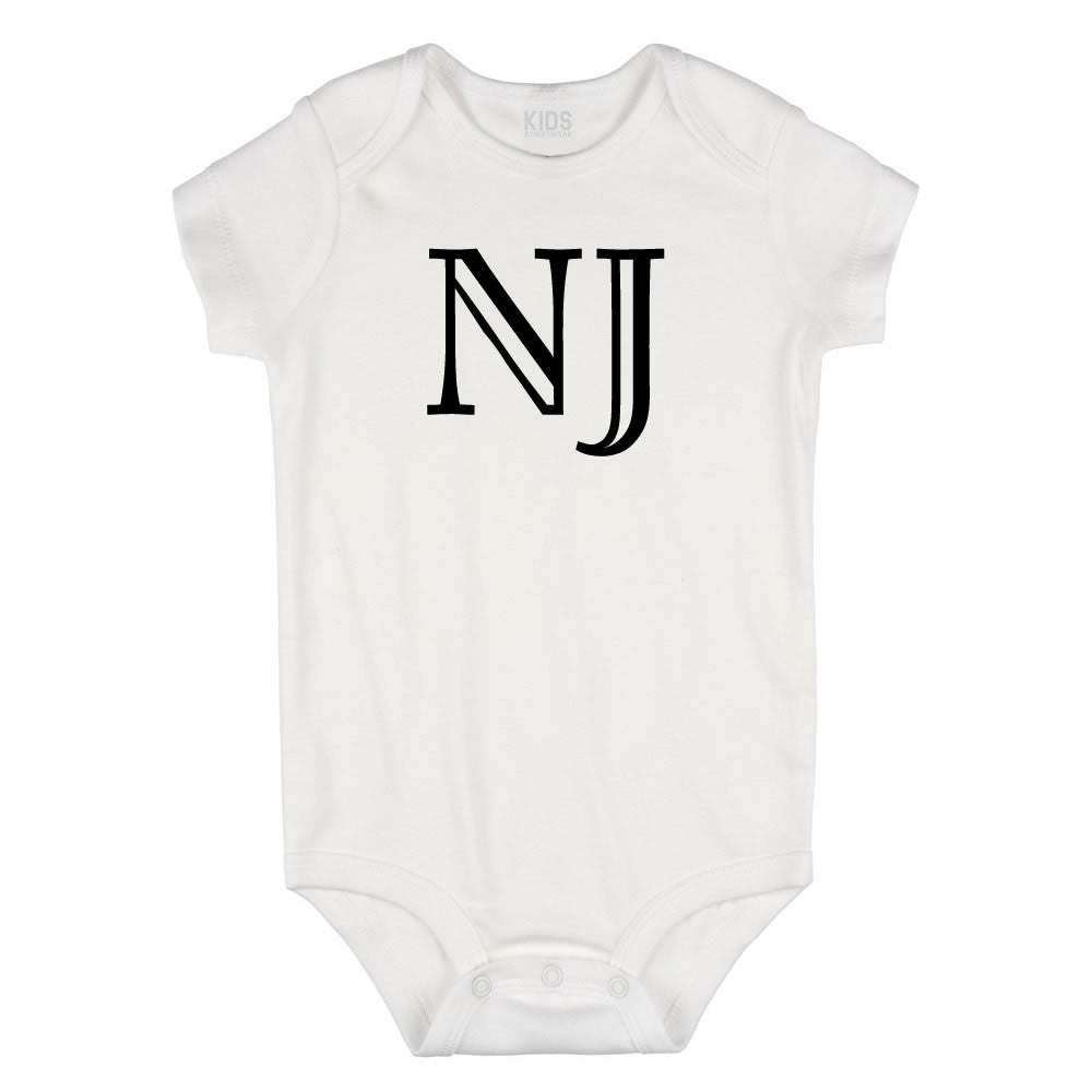 NJ New Jersey State Fashion Infant Onesie Bodysuit By Kids Streetwear