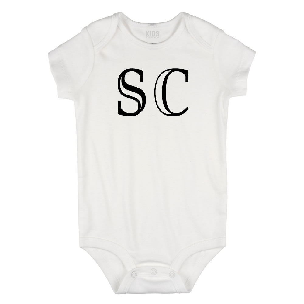 SC South Carolina State Fashion Infant Onesie Bodysuit By Kids Streetwear