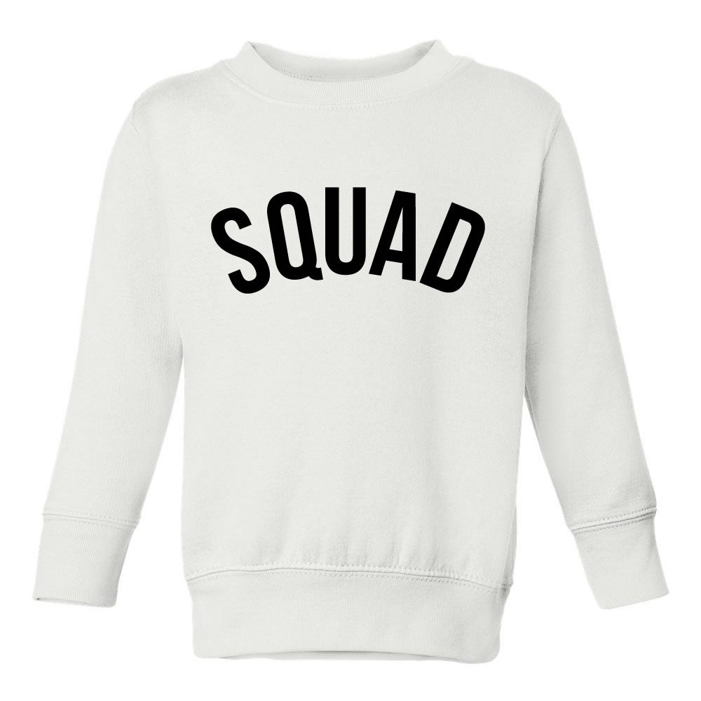 Squad Toddler Kids Sweatshirt in White