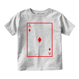 Ace Of Diamonds Infant Baby Boys Short Sleeve T-Shirt Grey