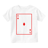 Ace Of Diamonds Toddler Boys Short Sleeve T-Shirt White