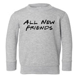 All New Friends Toddler Boys Crewneck Sweatshirt Grey