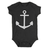 Anchor Sailing Infant Baby Boys Bodysuit Black