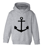 Anchor Sailing Toddler Boys Pullover Hoodie Grey