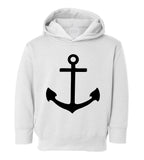 Anchor Sailing Toddler Boys Pullover Hoodie White