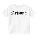 Arizona State Old English Infant Baby Boys Short Sleeve T-Shirt White