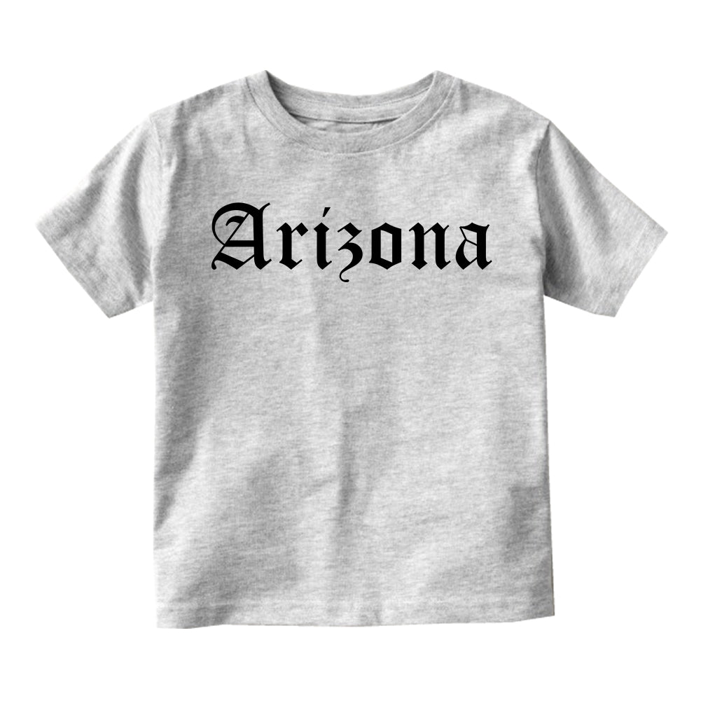 Arizona State Old English Toddler Boys Short Sleeve T-Shirt Grey
