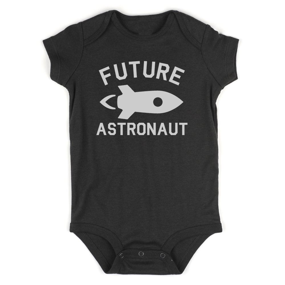 Astronaut Future Baby Bodysuit One Piece Black