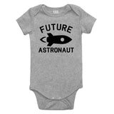 Astronaut Future Baby Bodysuit One Piece Grey