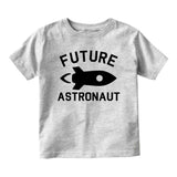 Astronaut Future Baby Infant Short Sleeve T-Shirt Grey