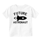 Astronaut Future Baby Toddler Short Sleeve T-Shirt White
