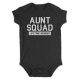 Aunt Squad Lifetime Member Nephew Baby Bodysuit One Piece Black
