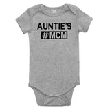 Aunties MCM Baby Bodysuit One Piece Grey