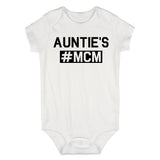 Aunties MCM Baby Bodysuit One Piece White