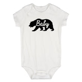 Baby Bear Infant Baby Boys Bodysuit White