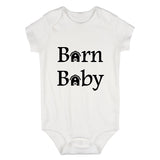 Barn Baby Farm Baby Bodysuit One Piece White
