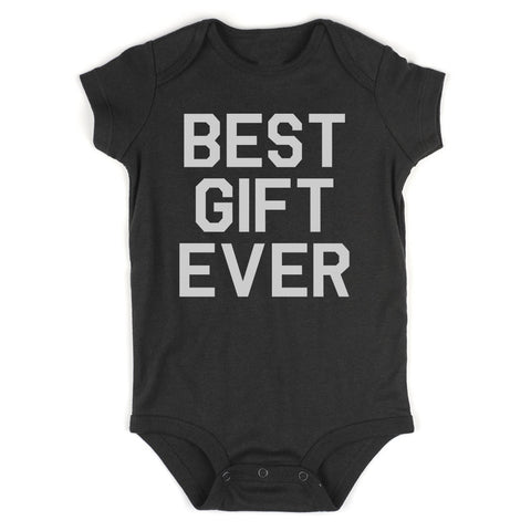 Best Gift Ever Baby Bodysuit One Piece Black