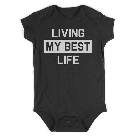 Best Life Infant Baby Boys Bodysuit Black