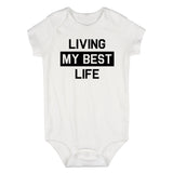 Best Life Infant Baby Boys Bodysuit White