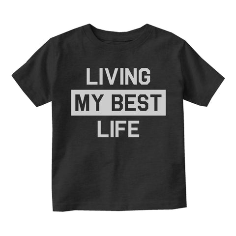 Best Life Toddler Boys Short Sleeve T-Shirt Black