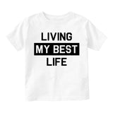 Best Life Toddler Boys Short Sleeve T-Shirt White