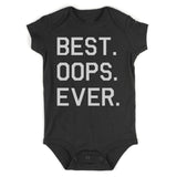 Best Oops Ever Funny Infant Baby Boys Bodysuit Black