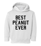 Best Peanut Ever Toddler Boys Pullover Hoodie White