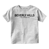 Beverly Hills Los Angeles Infant Baby Boys Short Sleeve T-Shirt Grey