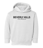 Beverly Hills Los Angeles Toddler Boys Pullover Hoodie White