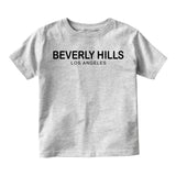 Beverly Hills Los Angeles Toddler Boys Short Sleeve T-Shirt Grey