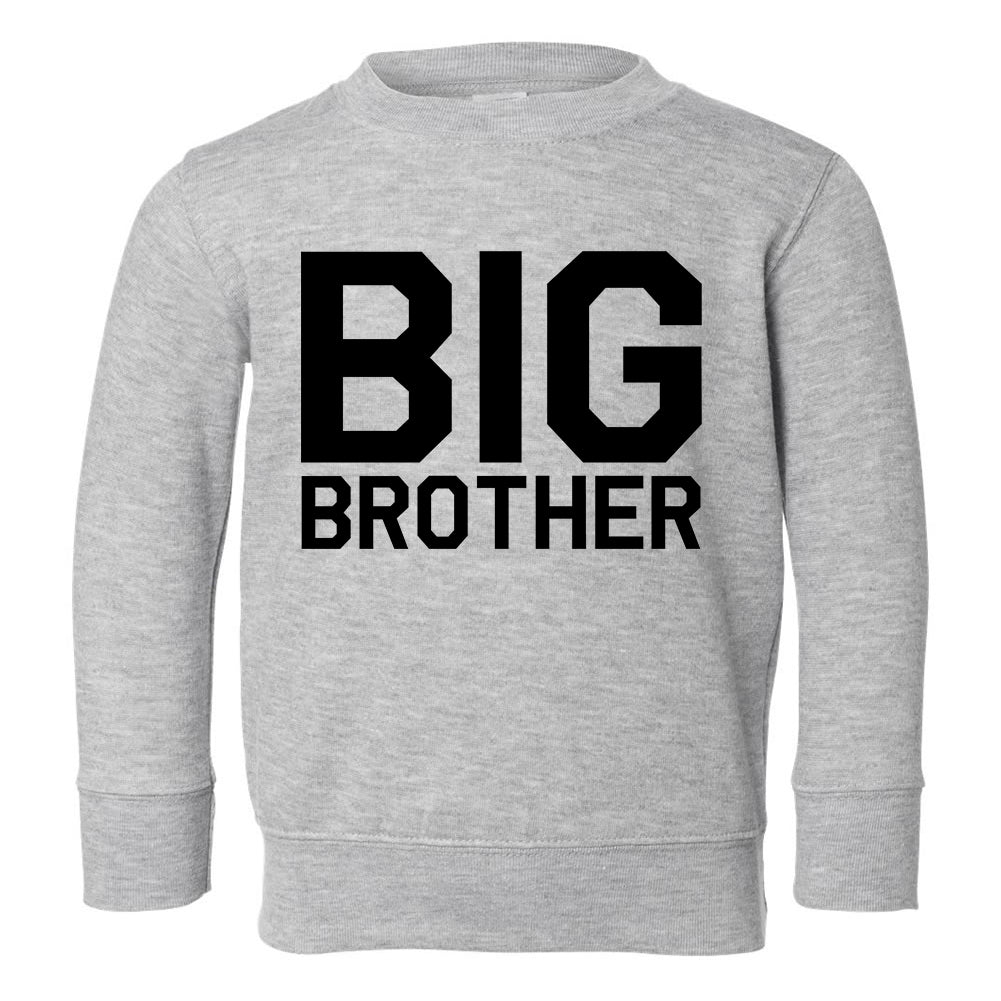 Big Brother Toddler Boys Crewneck Sweatshirt Grey