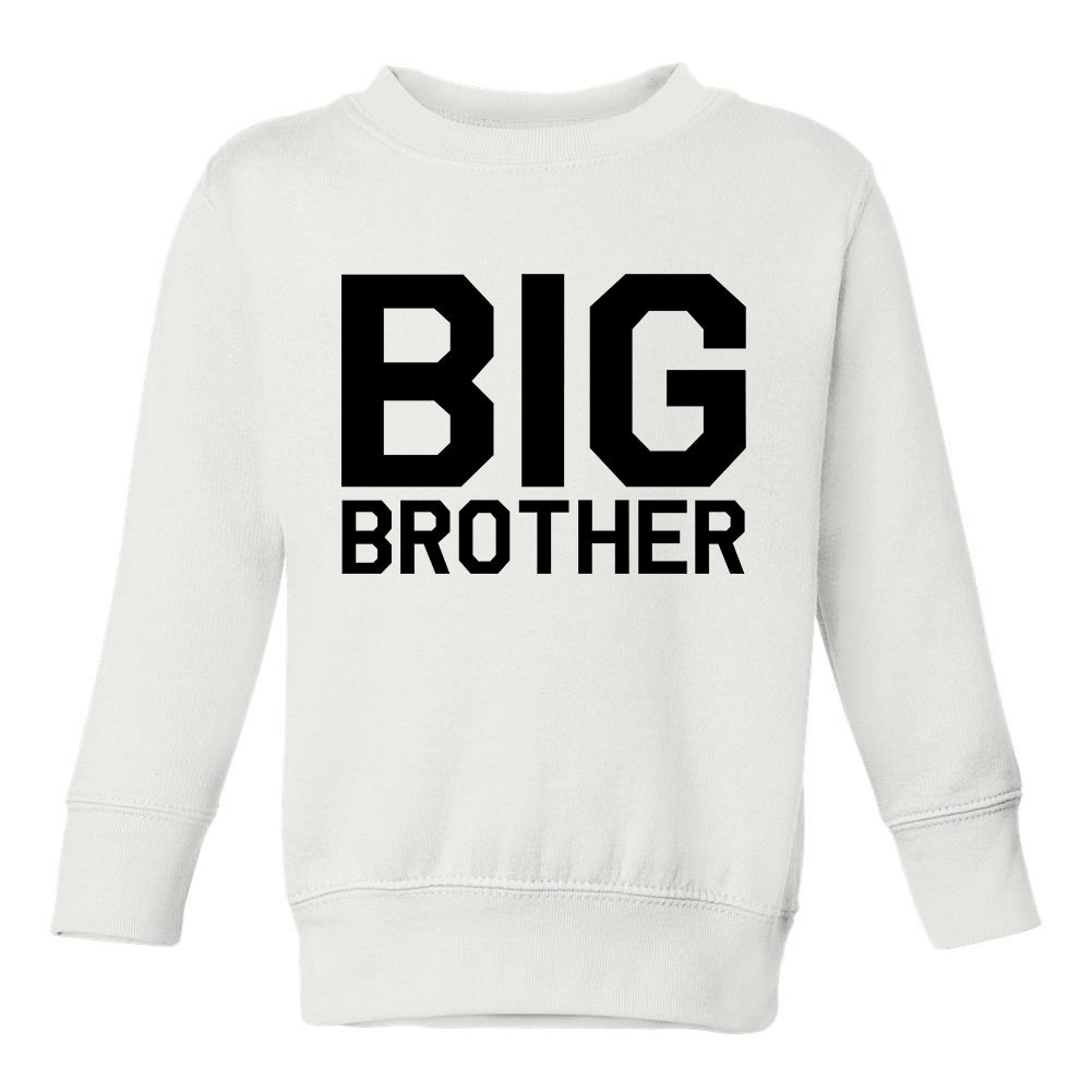 Big Brother Toddler Boys Crewneck Sweatshirt White