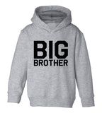 Big Brother Toddler Boys Pullover Hoodie Grey