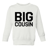 Big Cousin Toddler Boys Crewneck Sweatshirt White