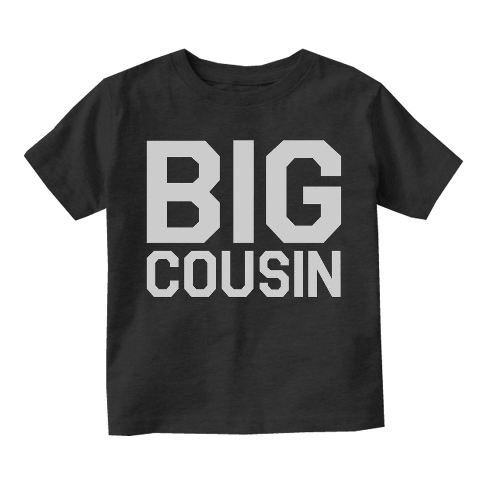 Big Cousin Toddler Boys Short Sleeve T-Shirt Black