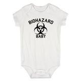Biohazard Baby Symbol Infant Baby Boys Bodysuit White