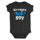 Birthday Boy Balloons 1st One Baby Bodysuit One Piece Black