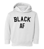 Black AF Toddler Boys Pullover Hoodie White