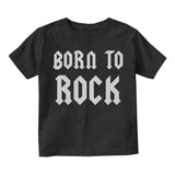 Born To Rock Infant Baby Boys Short Sleeve T-Shirt Black