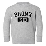 Bronx Kid New York Toddler Boys Crewneck Sweatshirt Grey