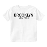 Brooklyn New York Fashion Infant Baby Boys Short Sleeve T-Shirt White