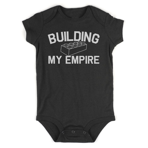 Building My Empire Infant Baby Boys Bodysuit Black