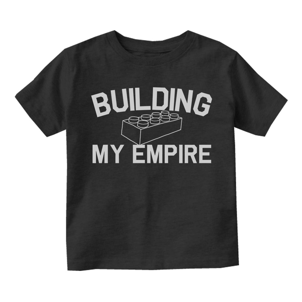 Building My Empire Toddler Boys Short Sleeve T-Shirt Black