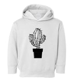 Cactus Plant Toddler Boys Pullover Hoodie White