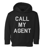 Call My Agent Toddler Boys Pullover Hoodie Black