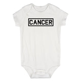 Cancer Zodiac Sign Infant Baby Boys Bodysuit White