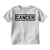 Cancer Zodiac Sign Infant Baby Boys Short Sleeve T-Shirt Grey
