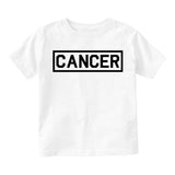 Cancer Zodiac Sign Toddler Boys Short Sleeve T-Shirt White